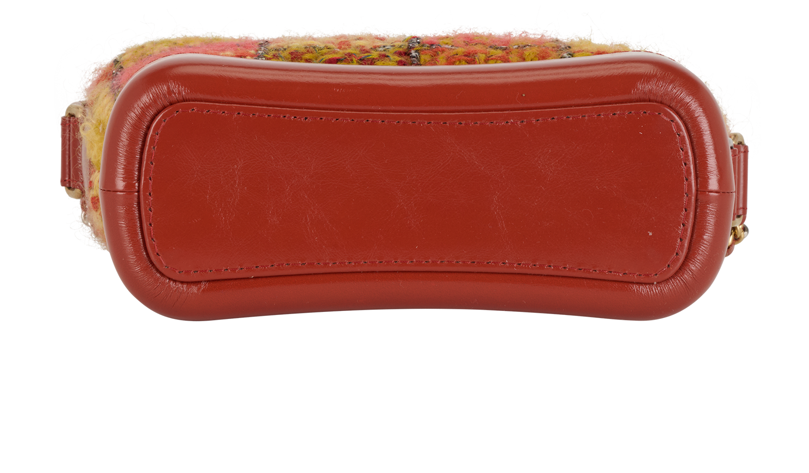 Gabrielle Small, &pound;1,500, Handbags, Orange/Red/Yellow, Leather/Tweed, Top view